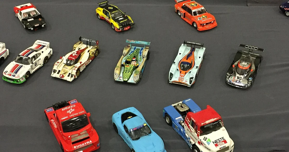 Several racing cars and tow trucks from the Diecast Convention, Mexico 2017