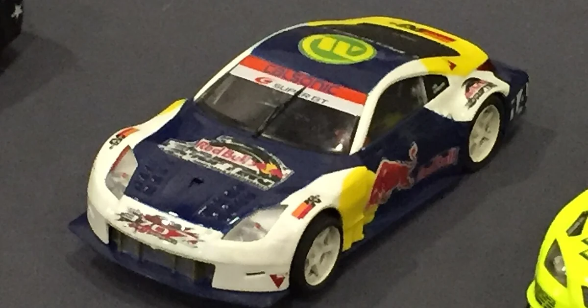 NASCAR racing car sponsored by RedBull from the Diecast Convention, Mexico 2017