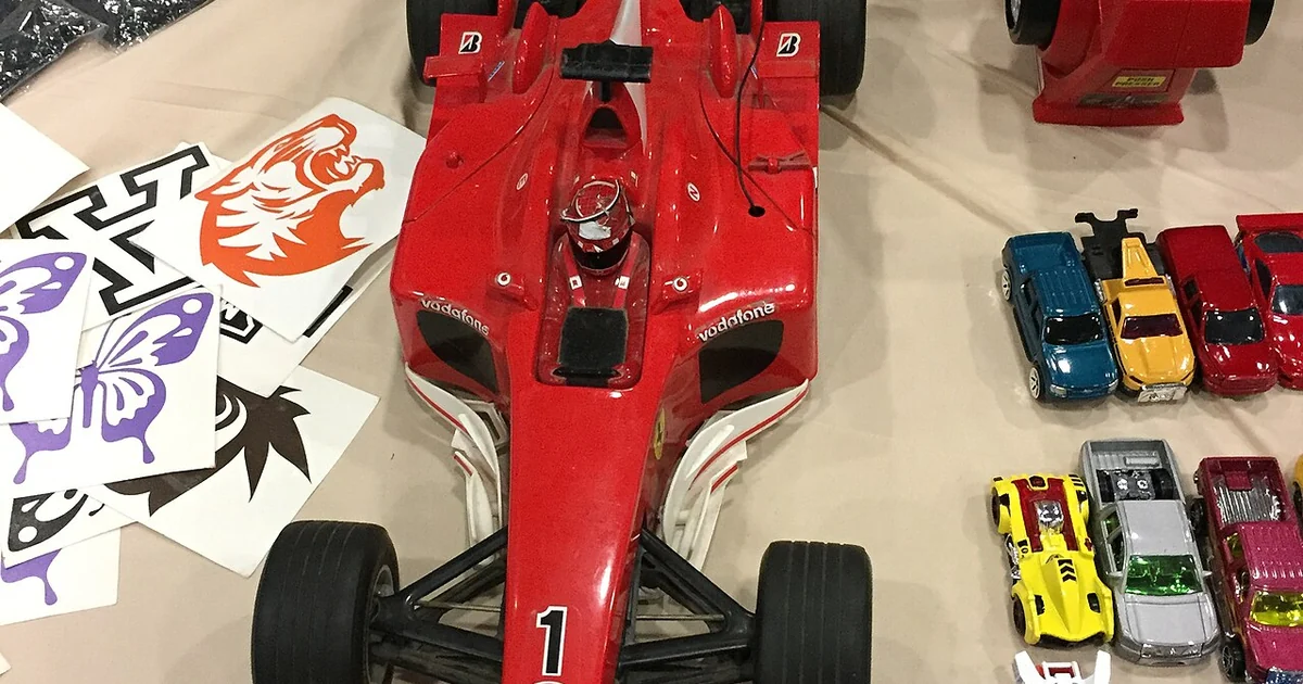 Ferrari's Formula 1 car from the Diecast Convention, Mexico 2017