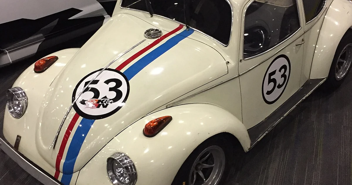Scale model of Herbie the Love Bug from the Diecast Convention, Mexico 2017