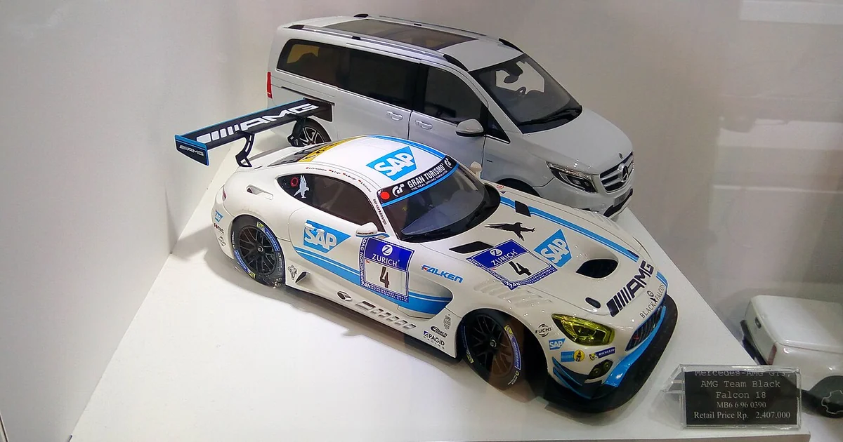 Diecast Mercedes Gran Turismo AMG di IIMS 2018